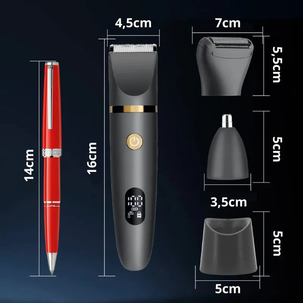 TrimPro Max™ – Aparador Masculino 5 em 1 Profissional Premium