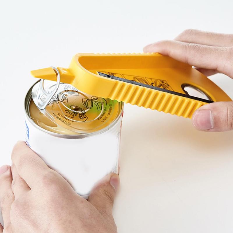 Abridor Prático Triangular – Abra Qualquer Tampa em Segundos, Sem Esforço!