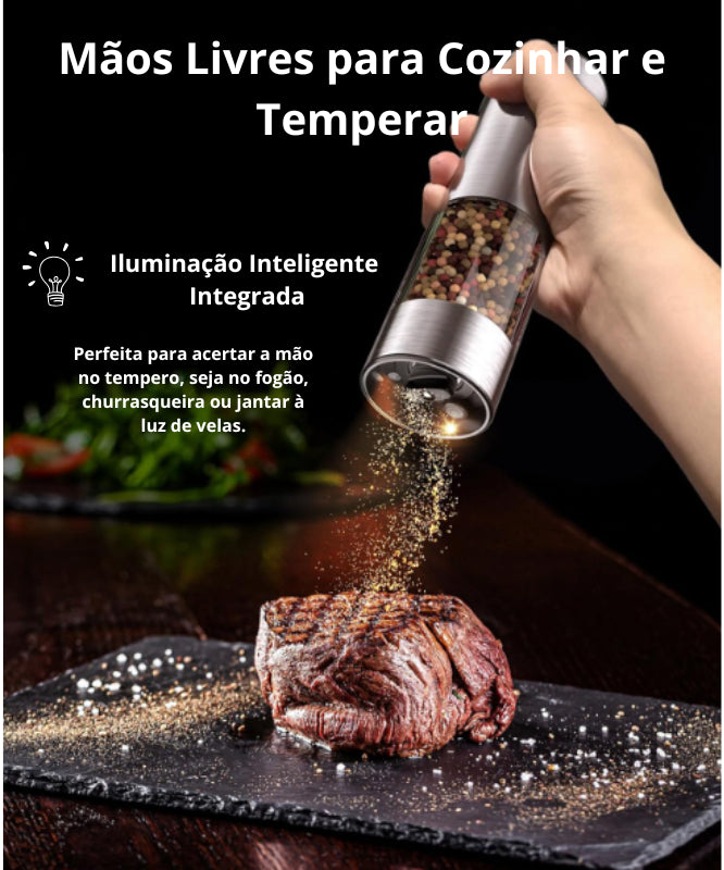 Moedor Automático Gourmet 360 – Inox Super Premium