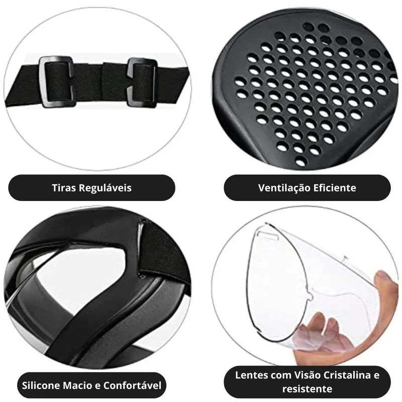 Máscara Protetora FaceShield Contra Serragem e Faíscas