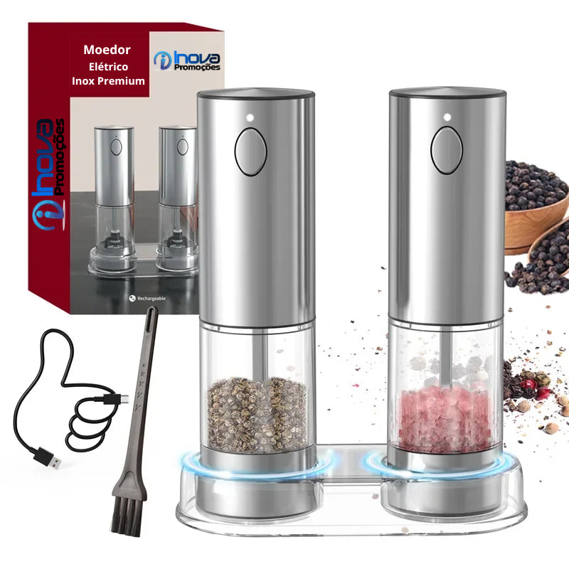 Moedor Automático Gourmet 360 – Inox Super Premium