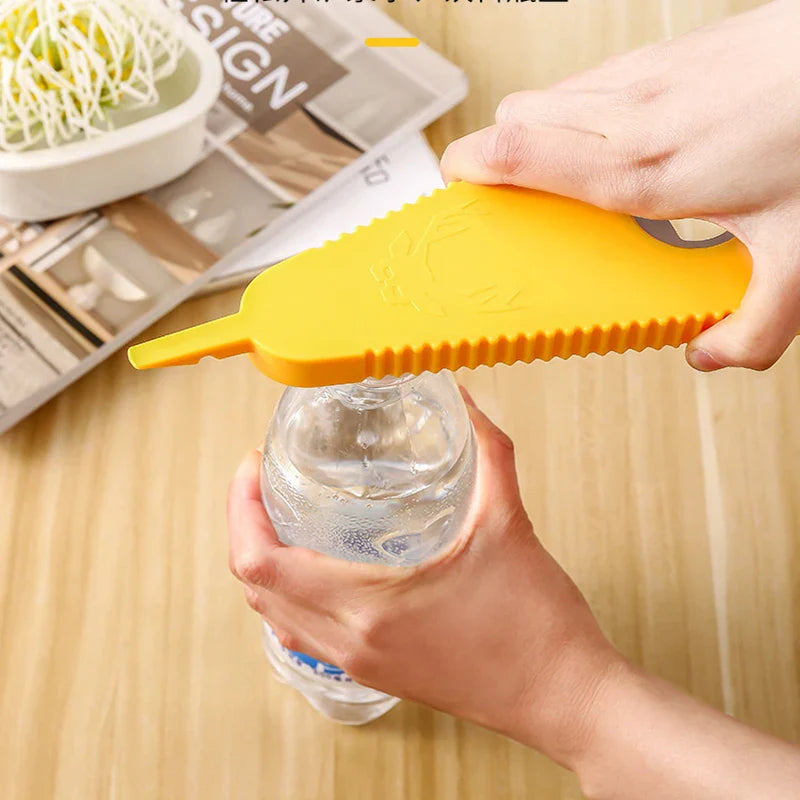 Abridor Prático Triangular – Abra Qualquer Tampa em Segundos, Sem Esforço!