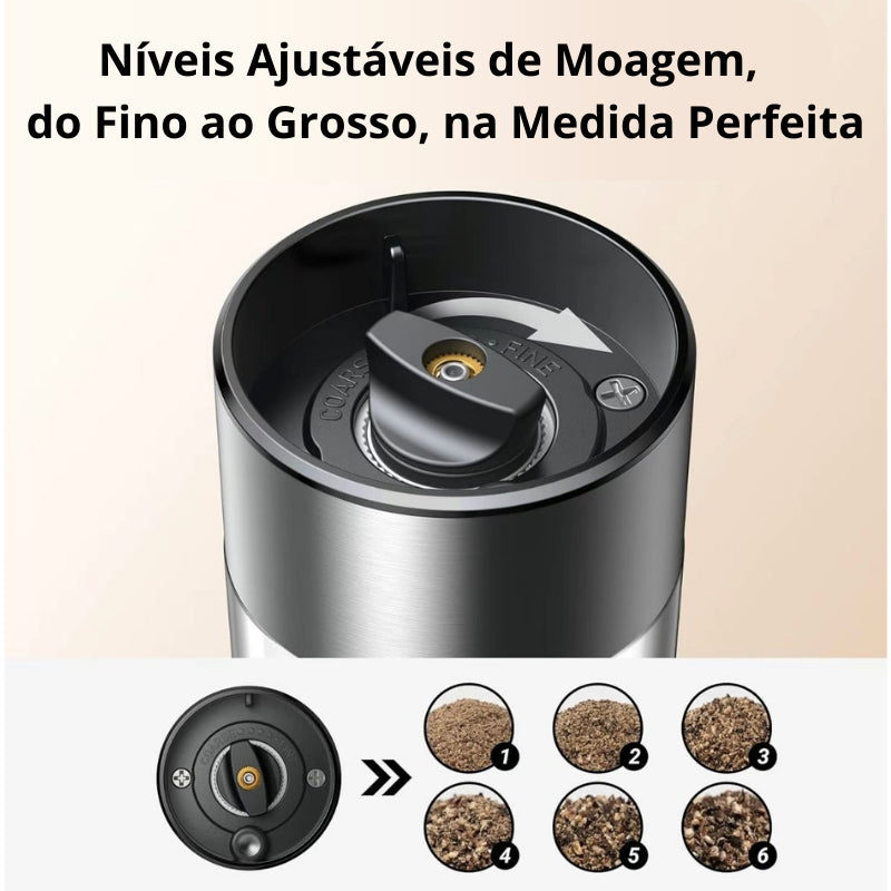 Moedor Automático Gourmet 360 – Inox Super Premium