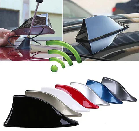 Antena Decorativa Tipo Tubarão para Carro