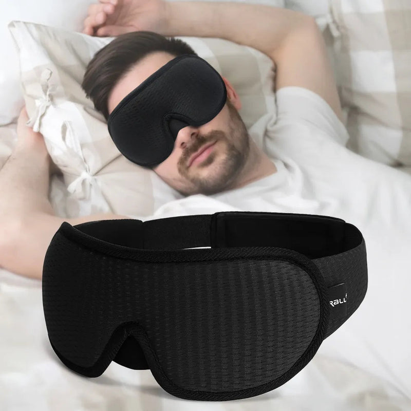 Máscara de Sono 3D Confortável para Viagens
