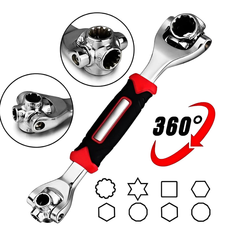Chave Multifuncional 48 em 1 – A solução completa para qualquer reparo