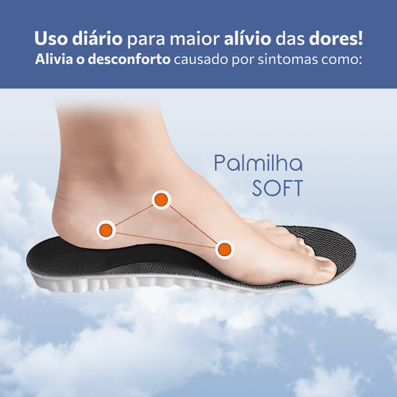 Palmilha Soft Ultra Confortável — Amortecimento para Cada Passo