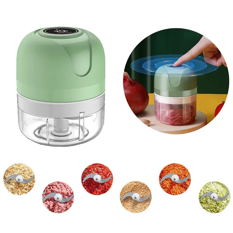Mini Processador de Alimentos Elétrico – Corte em Segundos