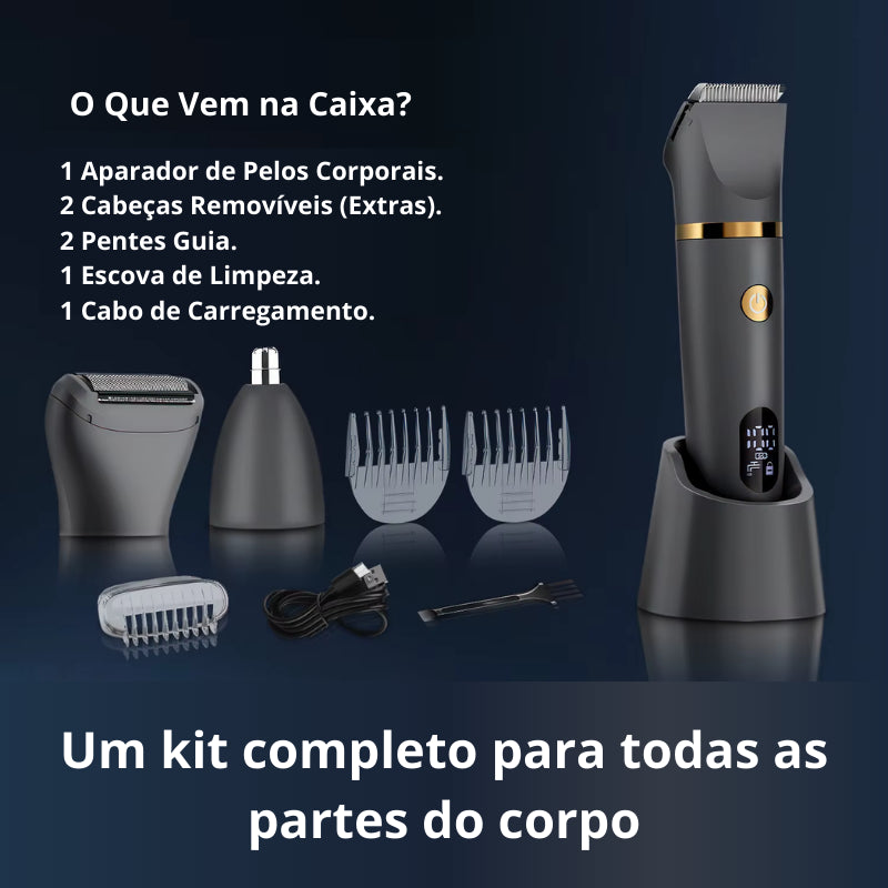 TrimPro Max™ – Aparador Masculino 5 em 1 Profissional Premium
