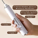 Batedor Misturador Mixer Elétrico para Bebidas Leite Café Portátil | Misture, Espume e Surpreenda no Sabor