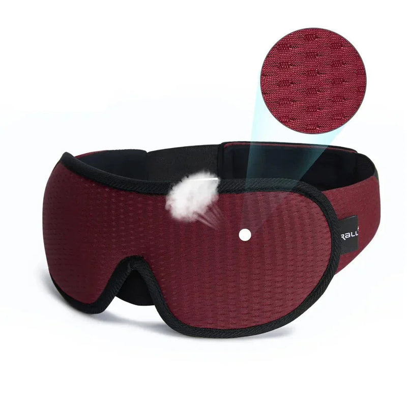 Máscara de Sono 3D Confortável para Viagens