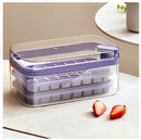 Forma de Gelo com Caixa de Armazenamento – Desenforme Todos os Cubos Sem Esforço