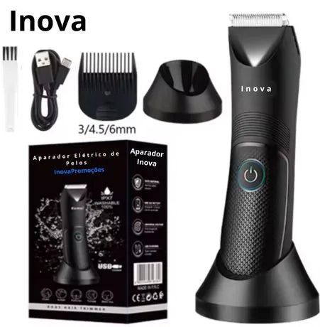 Aparador Elétrico Masculino para Pelos e Virilha – Corte Seguro e Preciso