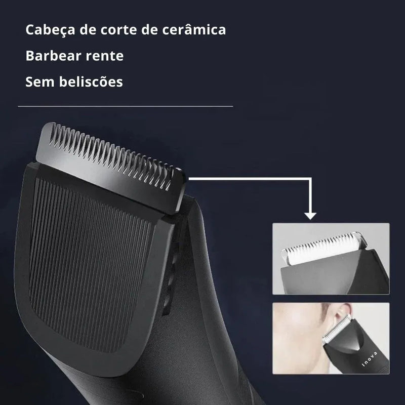 Aparador Elétrico Masculino para Pelos e Virilha – Corte Seguro e Preciso