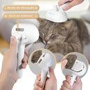 Escova Remove Pelos Pet Autolimpante a Vapor Dimit