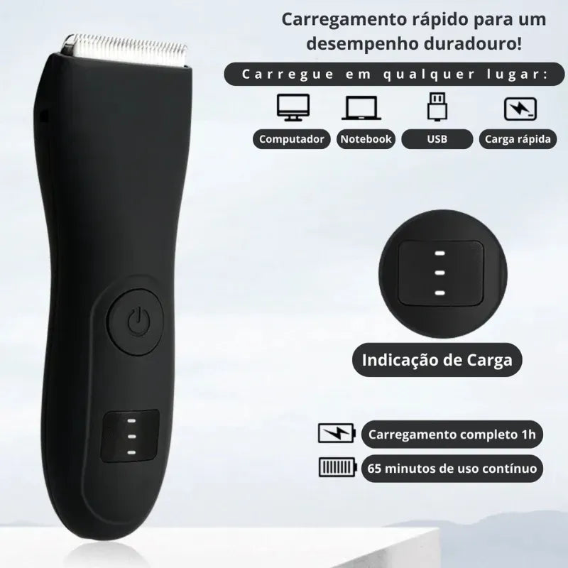 Aparador Íntimo Masculino – Corte Seguro e Sem Irritação