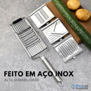 RalaMAX - Ralador Multiuso Em Aço Inox + 4 Lâminas