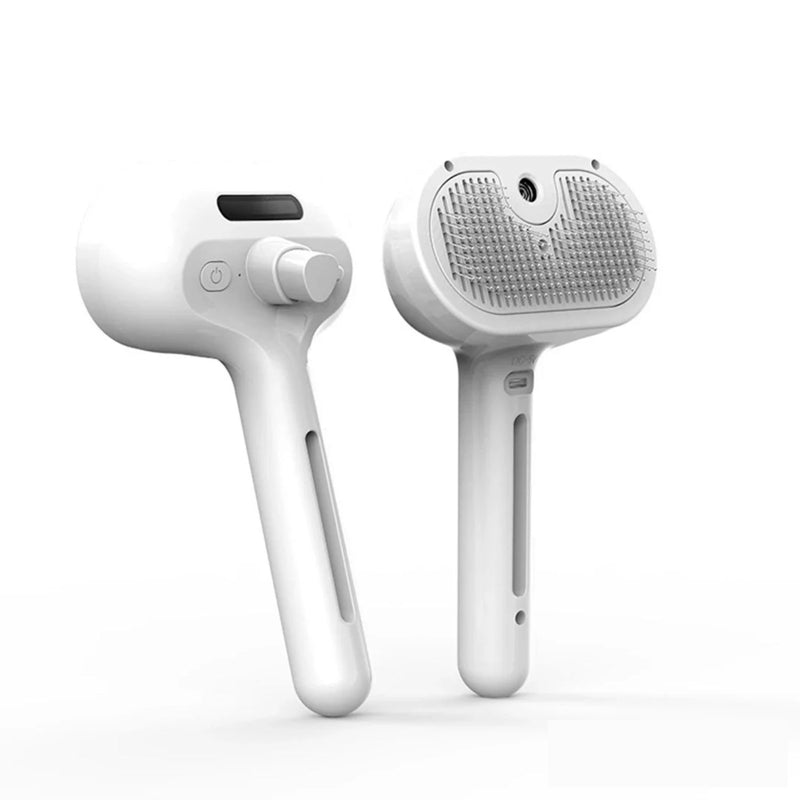 NimbusPet: Escova 2 em 1 com Vapor e Autolimpeza