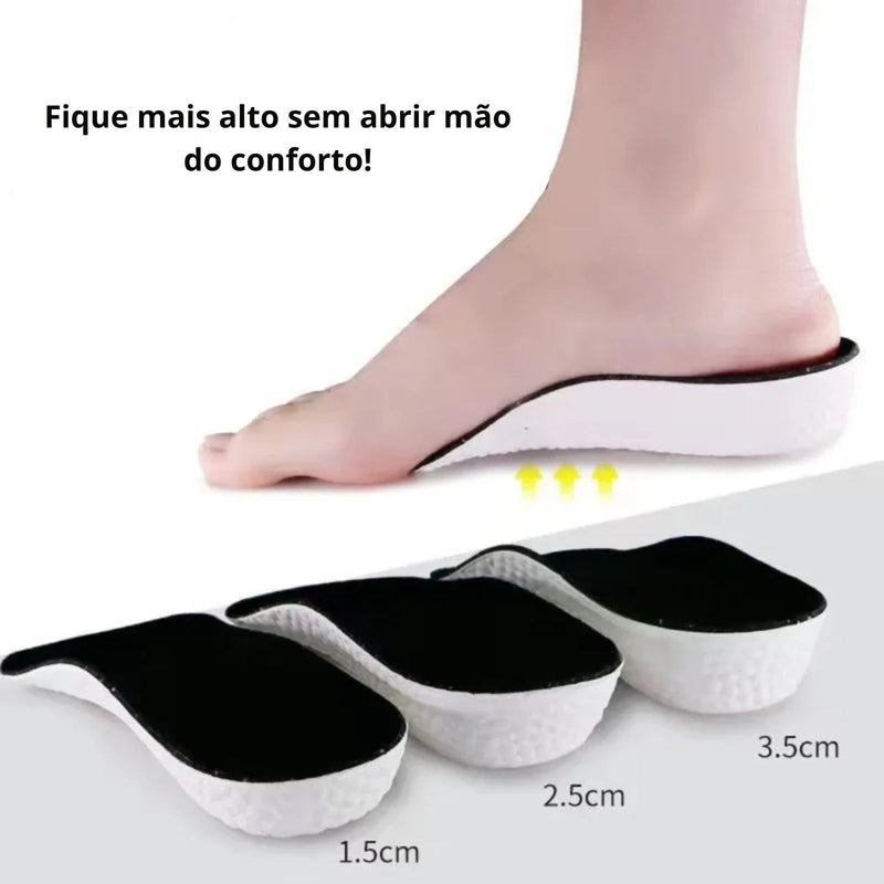Palmilha de Altura HeightMax Pro – Cresça com Discrição