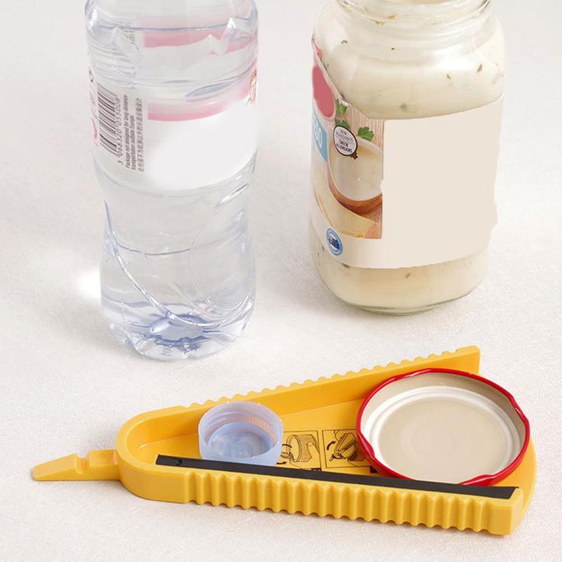 Abridor Prático Triangular – Abra Qualquer Tampa em Segundos, Sem Esforço!