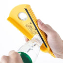 Abridor Prático Triangular – Segurança e Facilidade na Sua Cozinha!