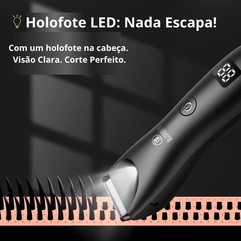 Barbeador Profissional BarberFlex – Precisão e Conforto