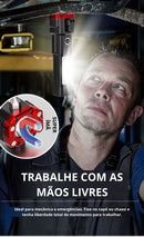 Lanterna Multifuncional 4 em 1 – Iluminação Potente e Powerbank Integrado