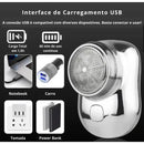 Mini Barbeador Elétrico Portátil - com Menos Irritação, Sem Esforço!