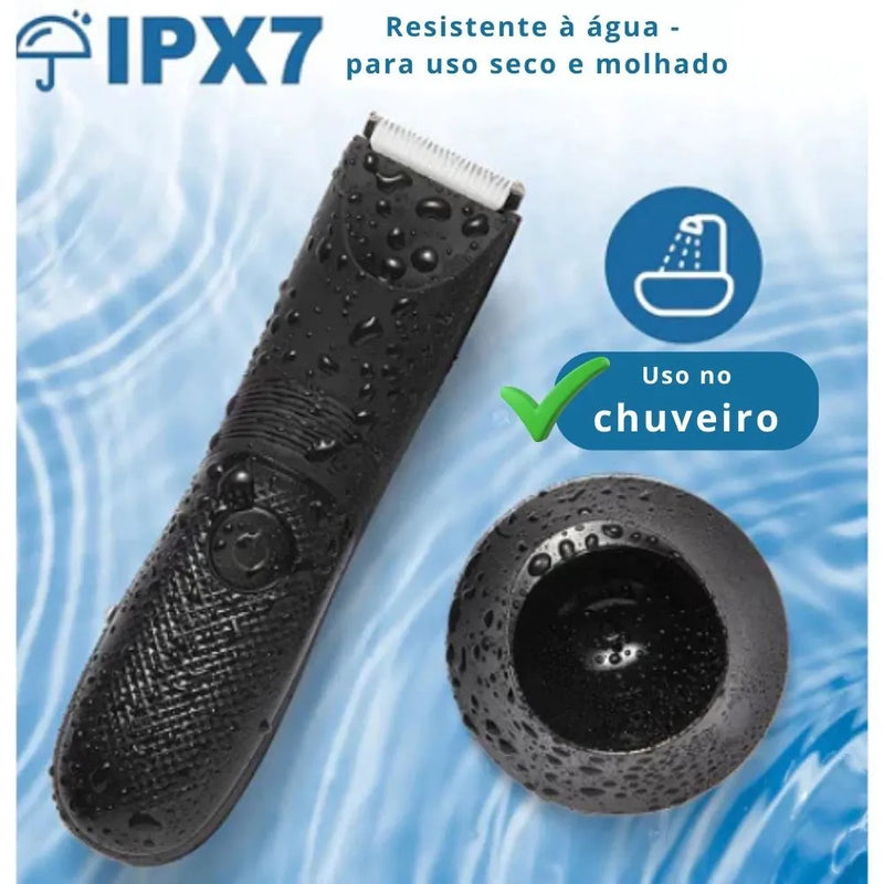 Aparador Elétrico Masculino para Pelos e Virilha – Corte Seguro e Preciso