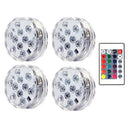 Kit Luminárias de Piscina RGB – Sem Fio com Controle Remoto