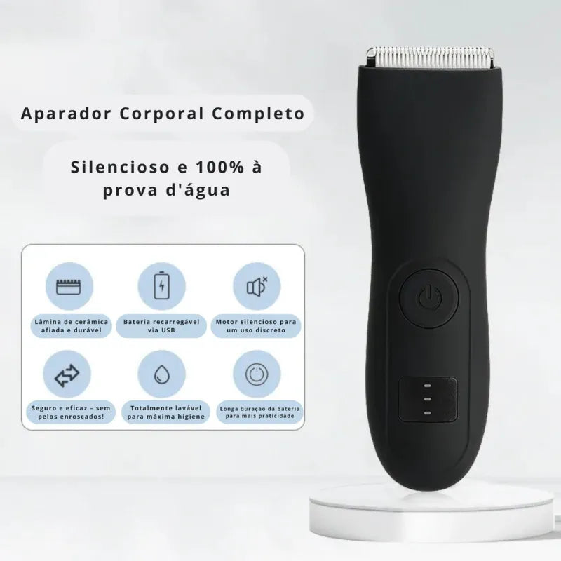 Aparador Íntimo Masculino – Corte Seguro e Sem Irritação