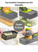 Cortador e Fatiador Multifuncional de Alimentos – Corte Rápido e Preciso