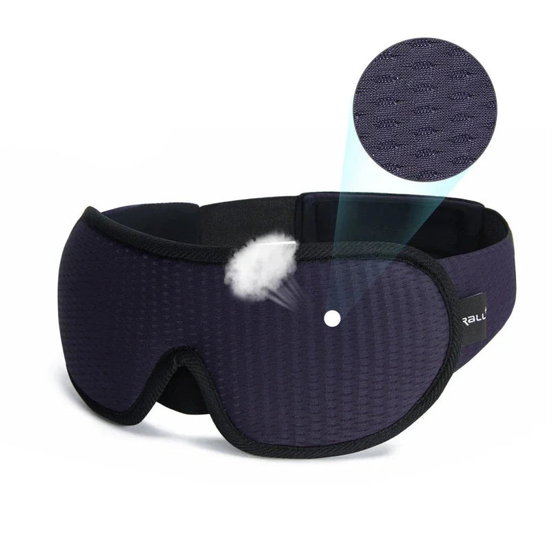 Máscara de Sono 3D Confortável para Viagens