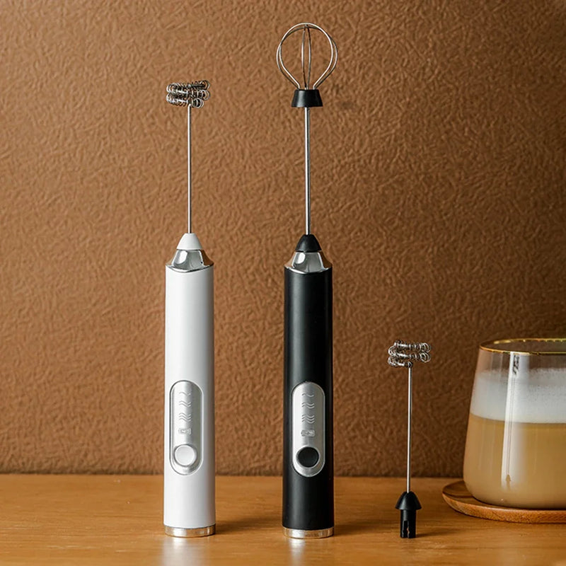 Mixer Elétrico Portátil para Café e Bebidas – Espuma Cremosa em Segundos