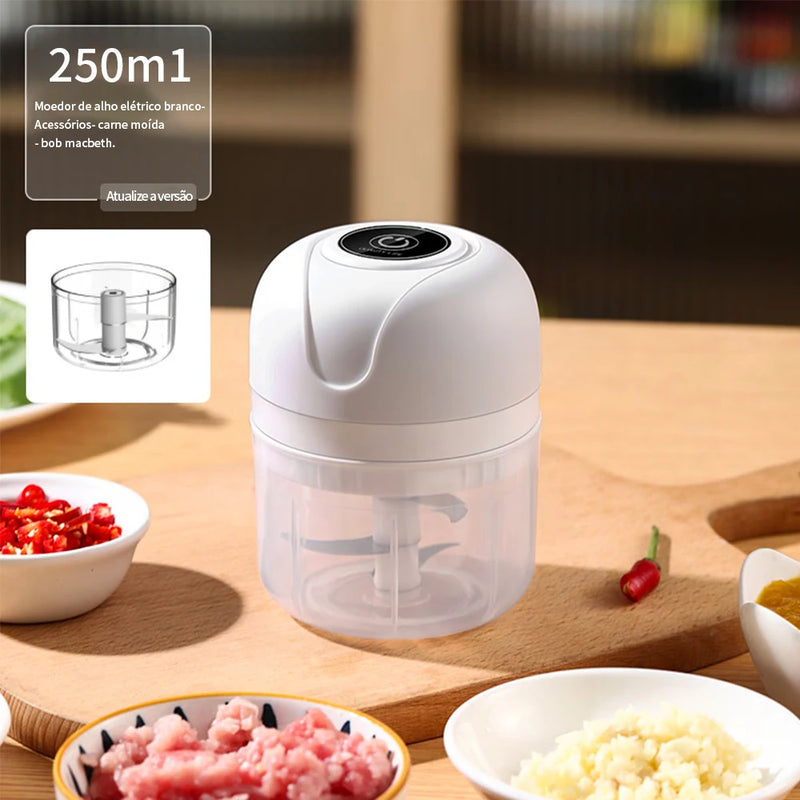 Mini Processador de Alimentos Elétrico – Corte em Segundos