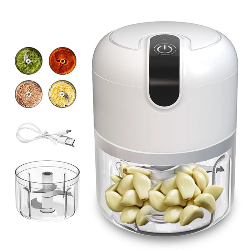 Mini Processador de Alimentos Elétrico – Corte em Segundos