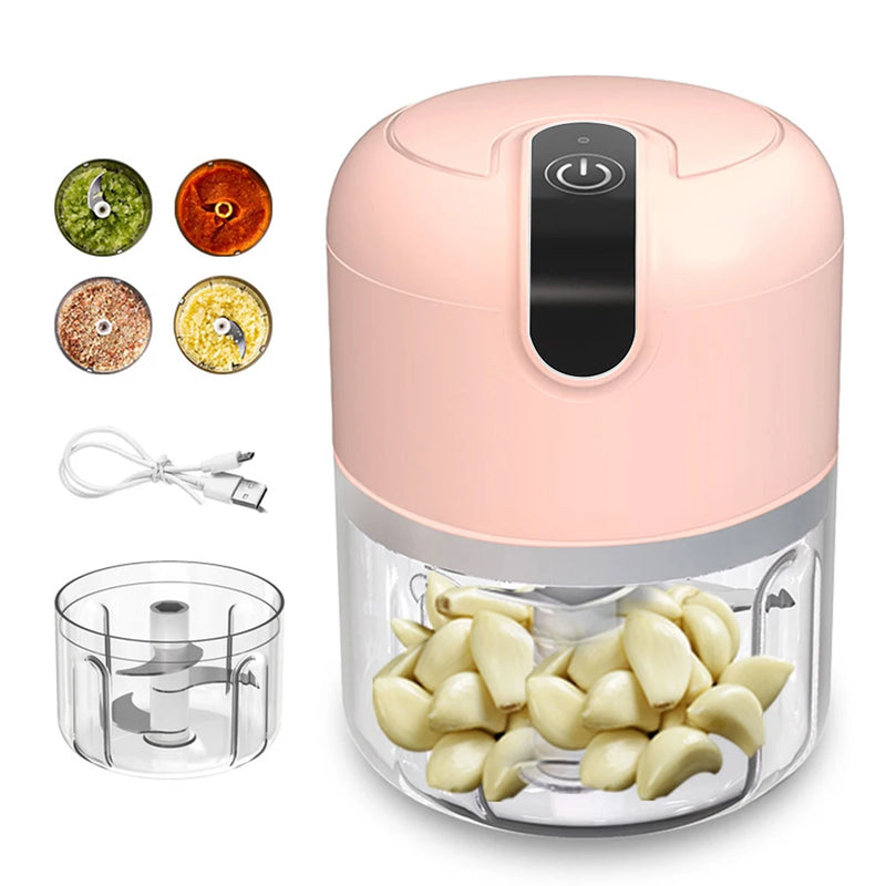 Mini Processador de Alimentos Elétrico – Corte em Segundos