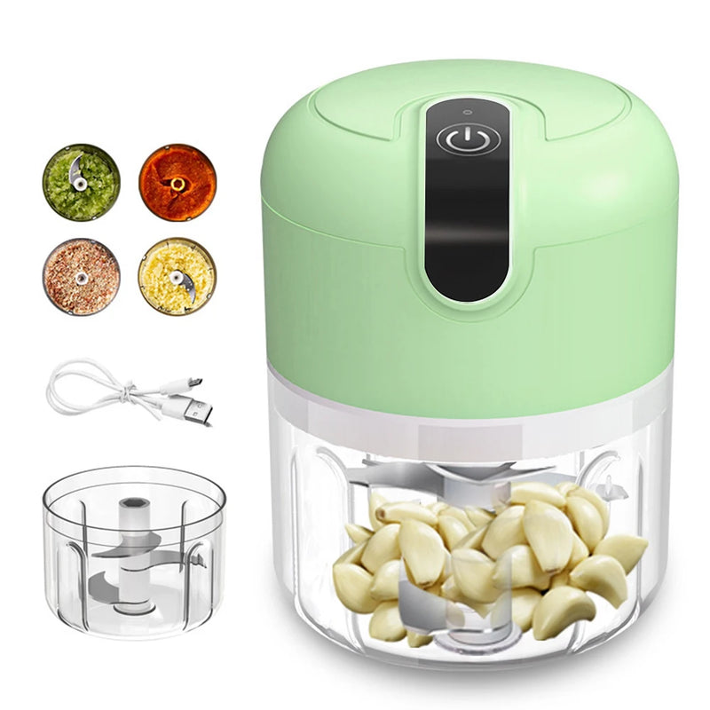 Mini Processador de Alimentos Elétrico – Corte em Segundos